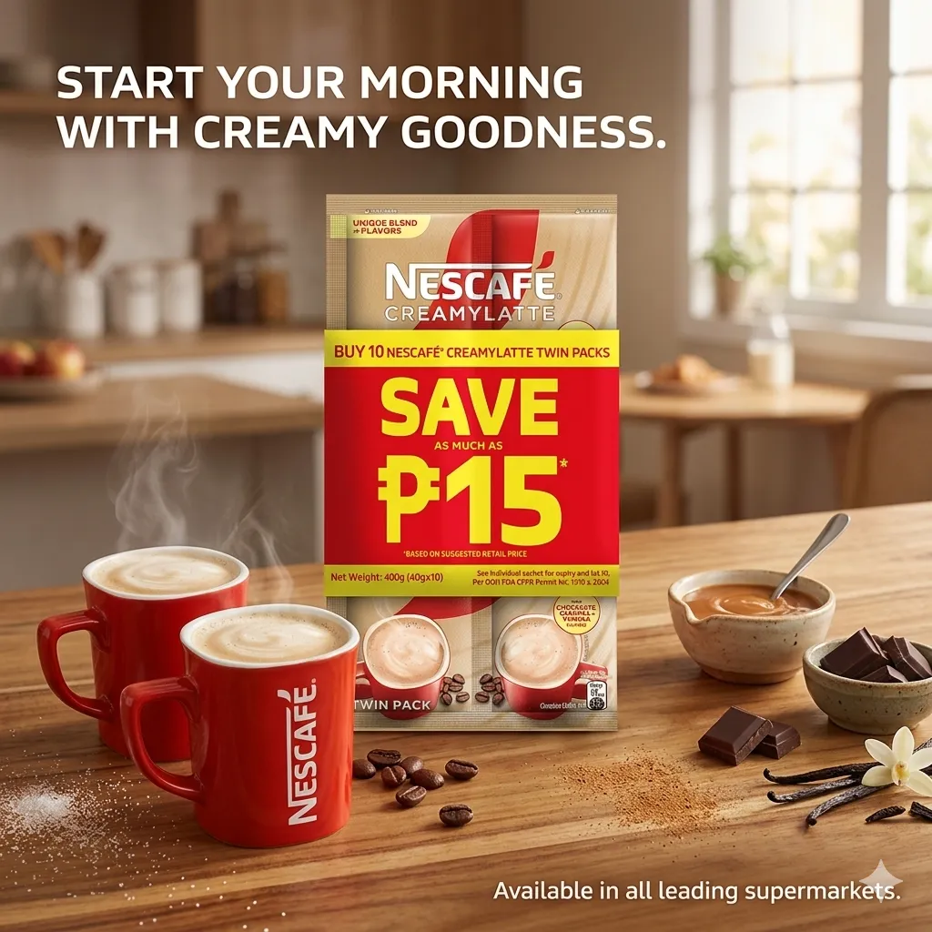 NESCAFE CREAMYLATTE 40GX10 SAVE 15