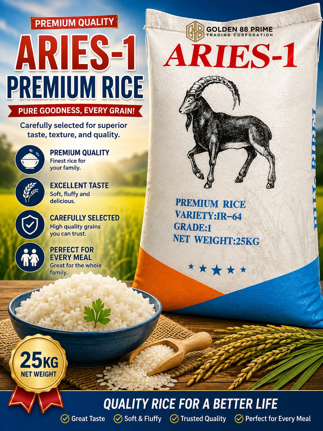 ARIES TONNER 25KG