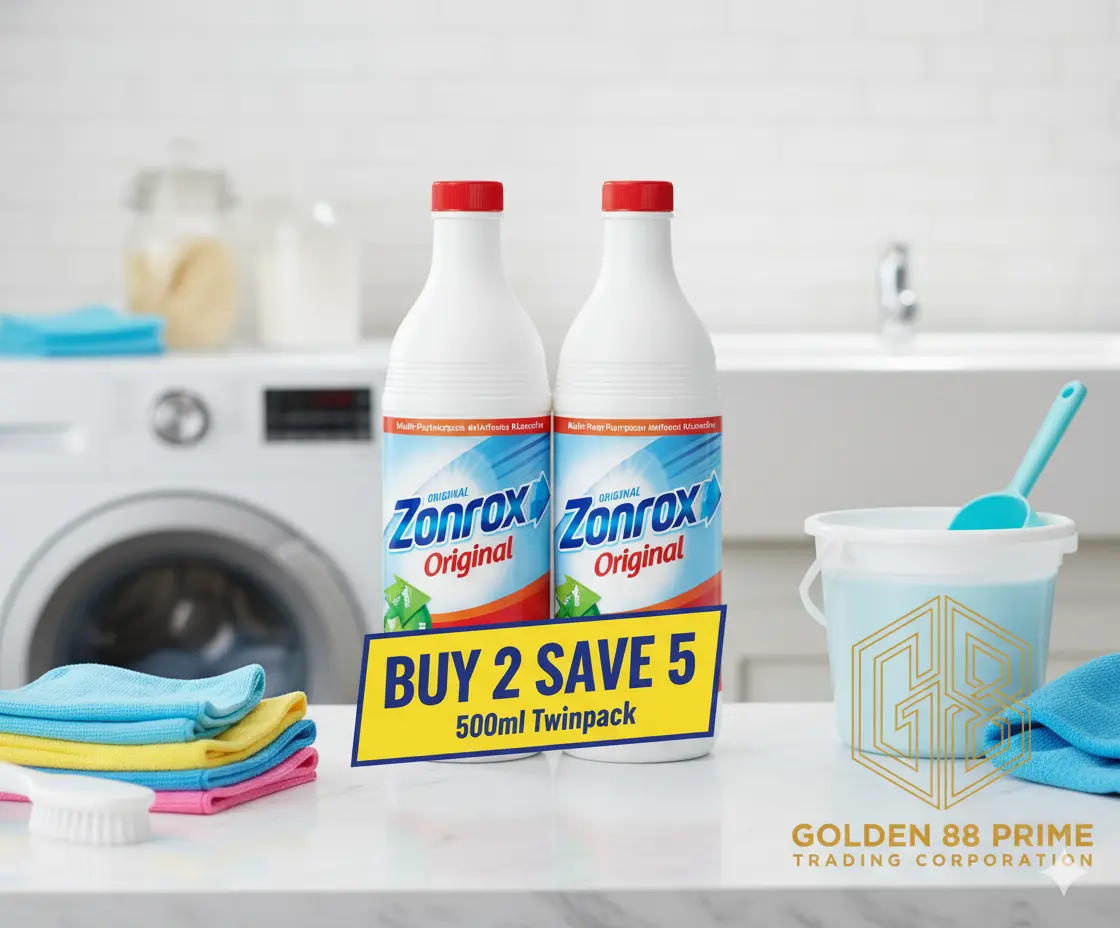 ZONROX ORIG TWIN PACK 500ML SAVE 5