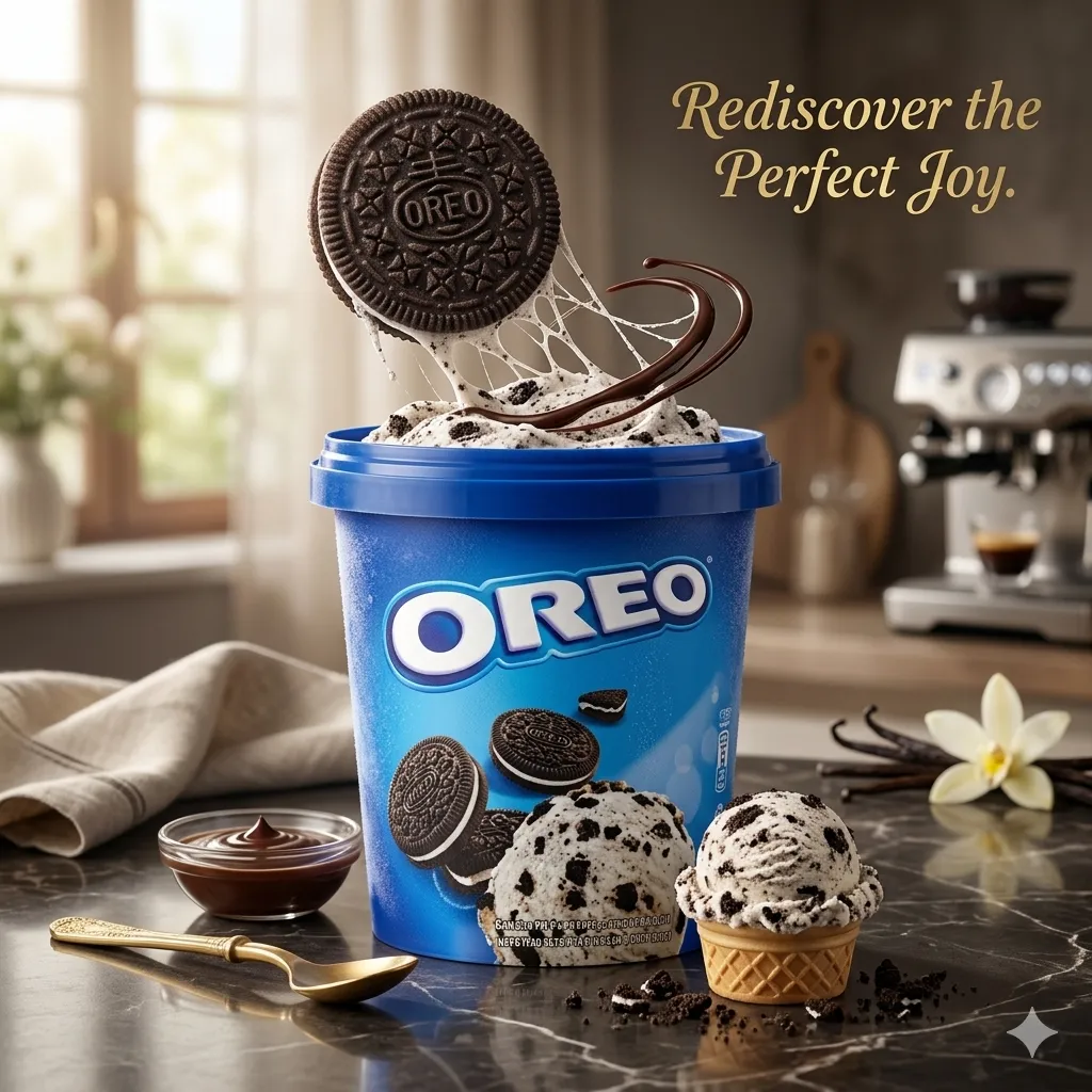 OREO ICE CREAM TUB 450ML