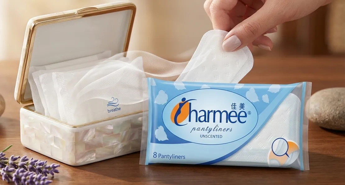 CHARMEE PANTYLINERS UNSCENTED 8'S