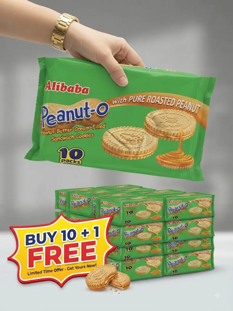 ALIBABA PEANUT-O COOKIES 10+1