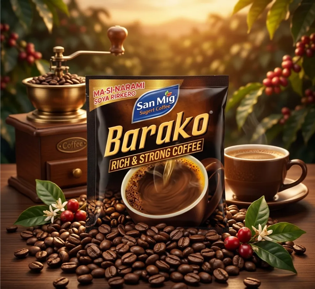 SAN MIG BARAKO RICH & STRONG COFFEE 3N1 20G 10+2