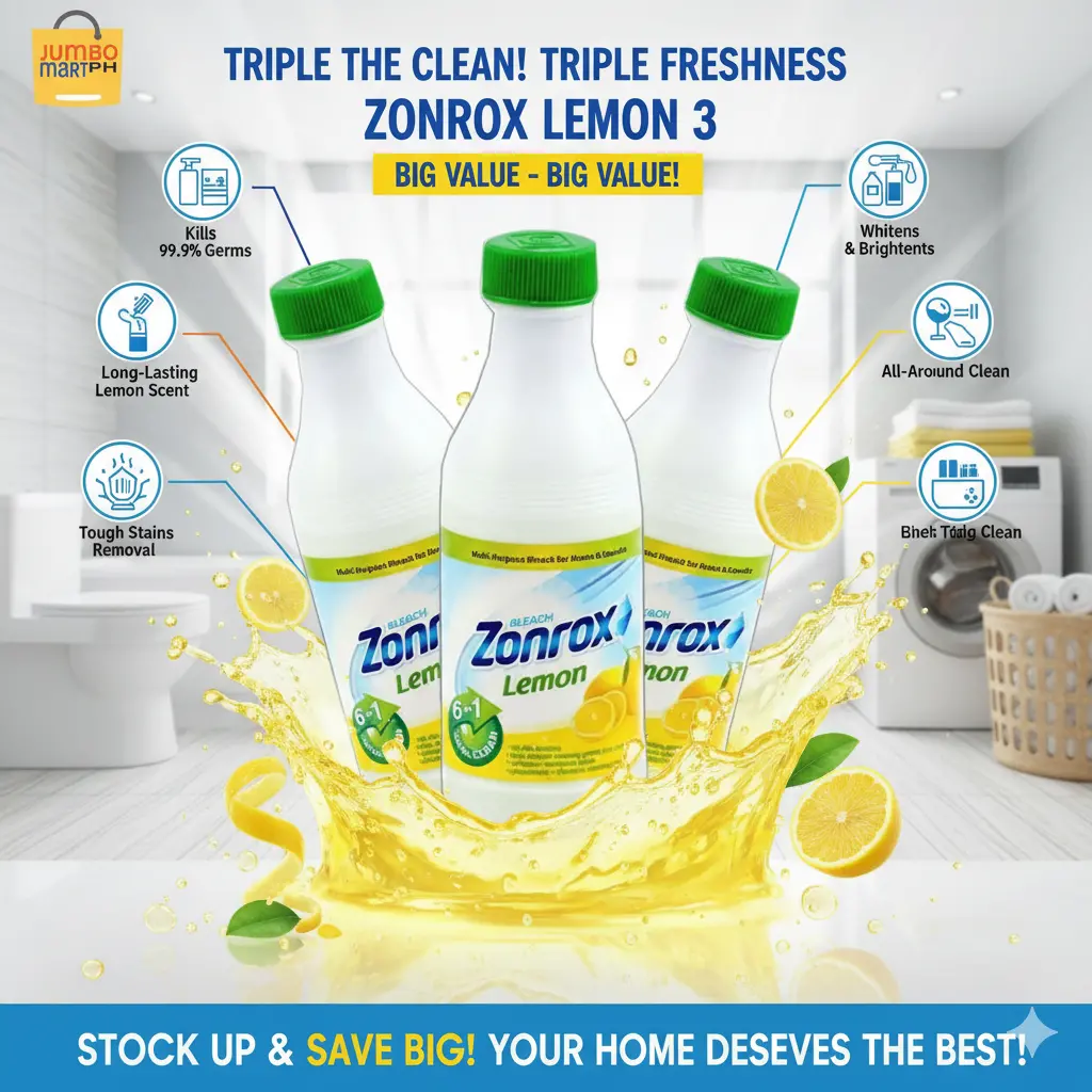 ZONROX LEMON 250ML BUY 2 SAVE 3