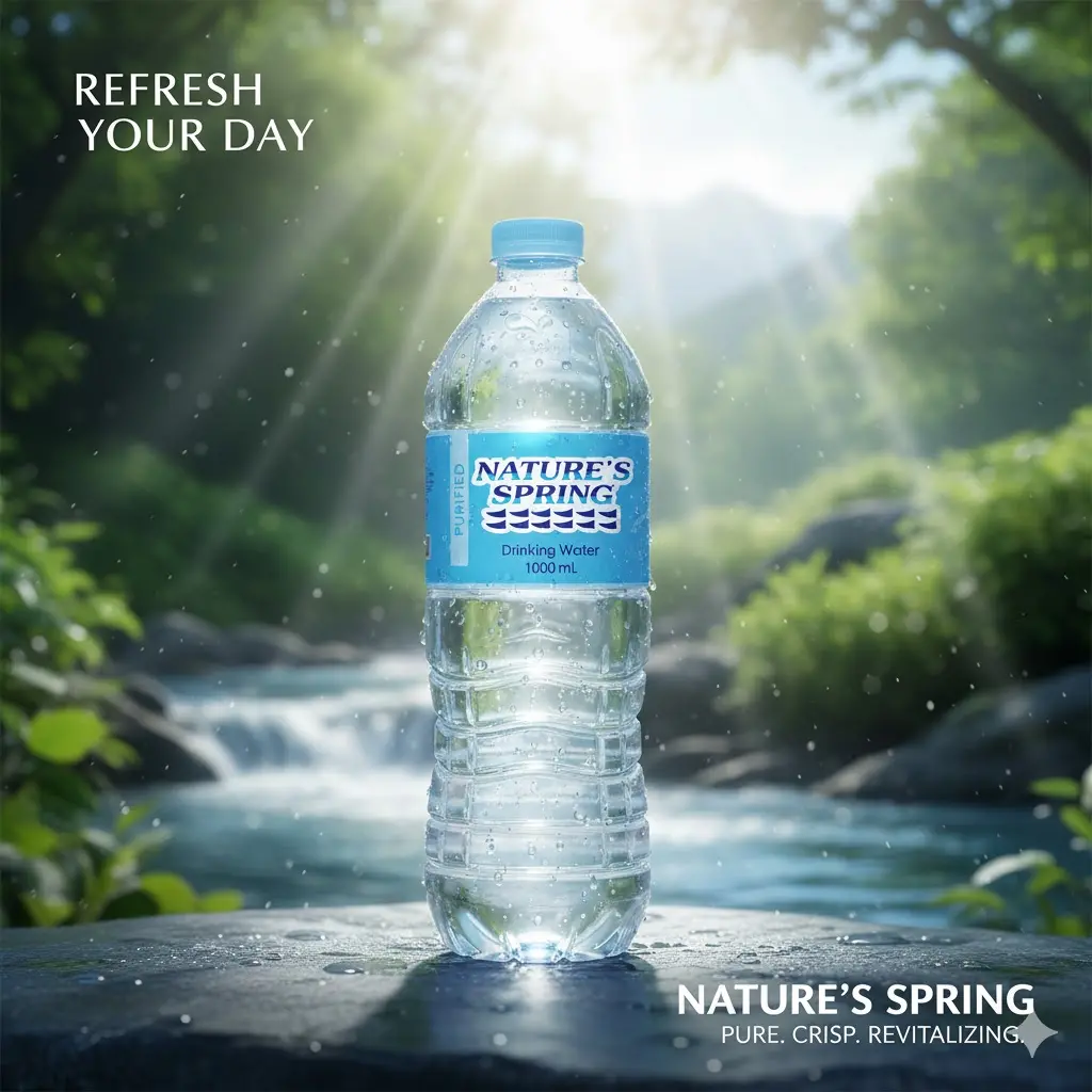 NATURE SPRING MINERAL WATER 1000ML X 20