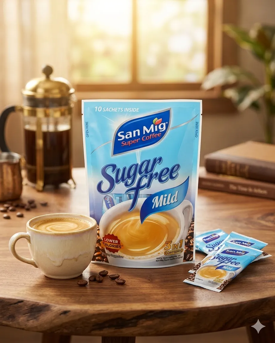 SAN MIG COFFEE SUGAR FREE MILD 7GX10'S
