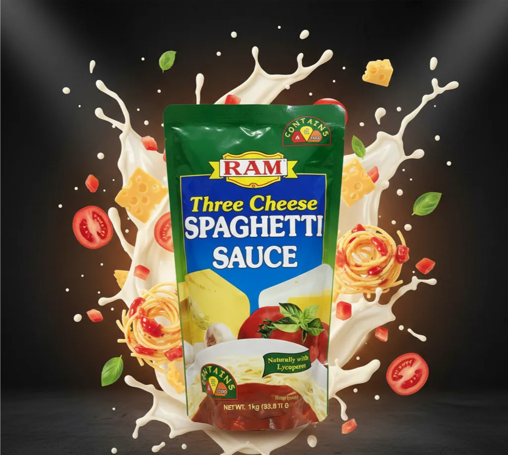 RAM SPAGHETTI SAUCE THREE CHEESE 1KG