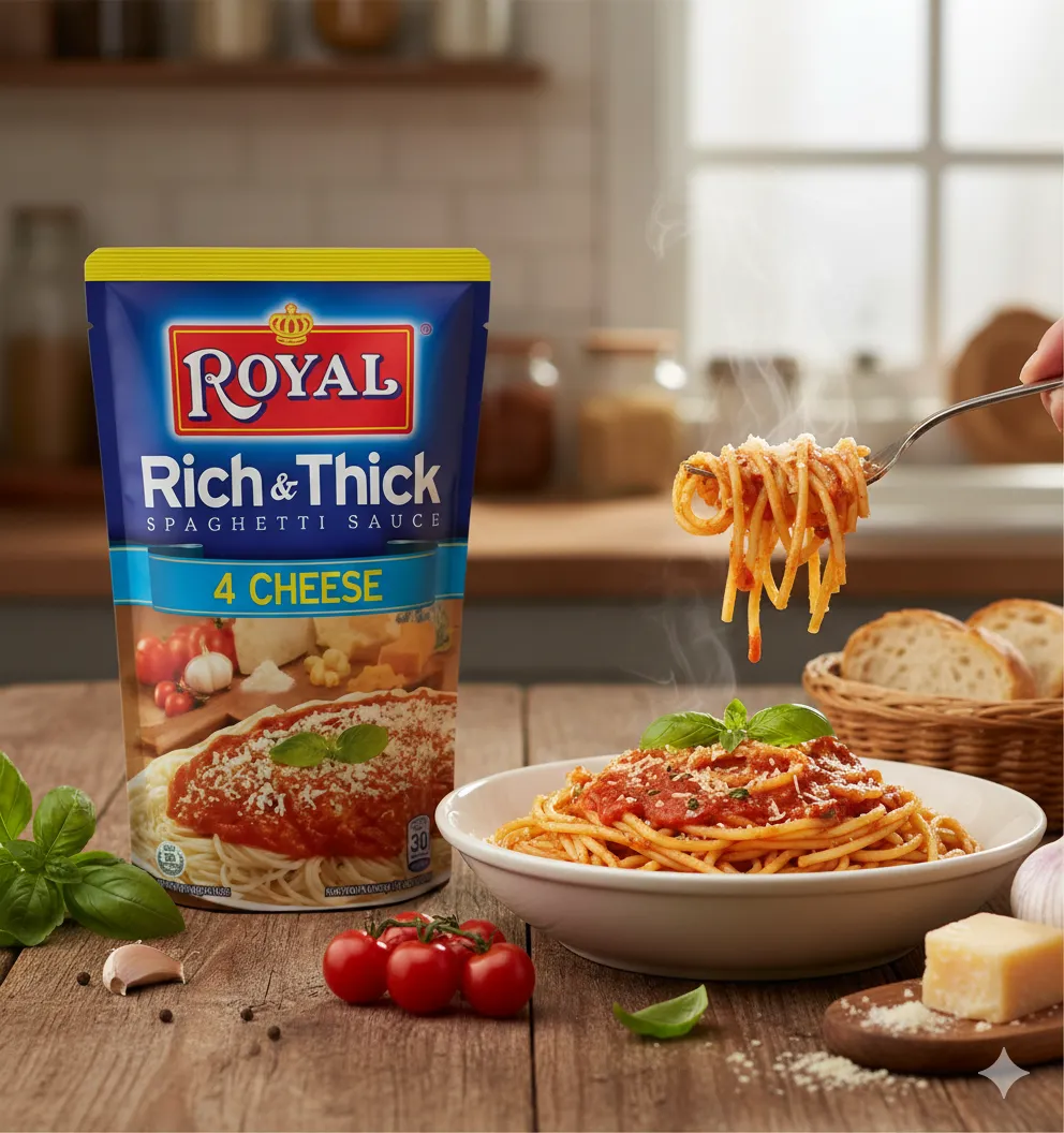 ROYAL 4CHEESE SPAG. SAUCE 900G