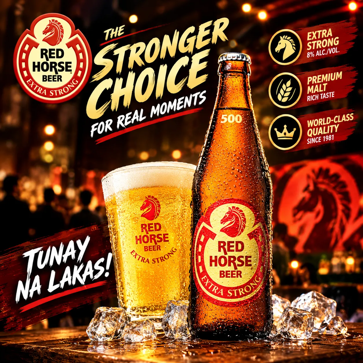 RED HORSE 500ML