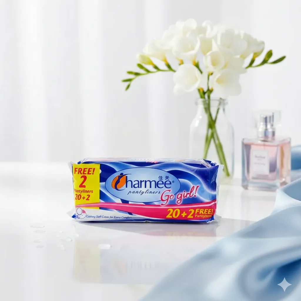 CHARMEE PANTYLINERS  GO GIRL 20+2