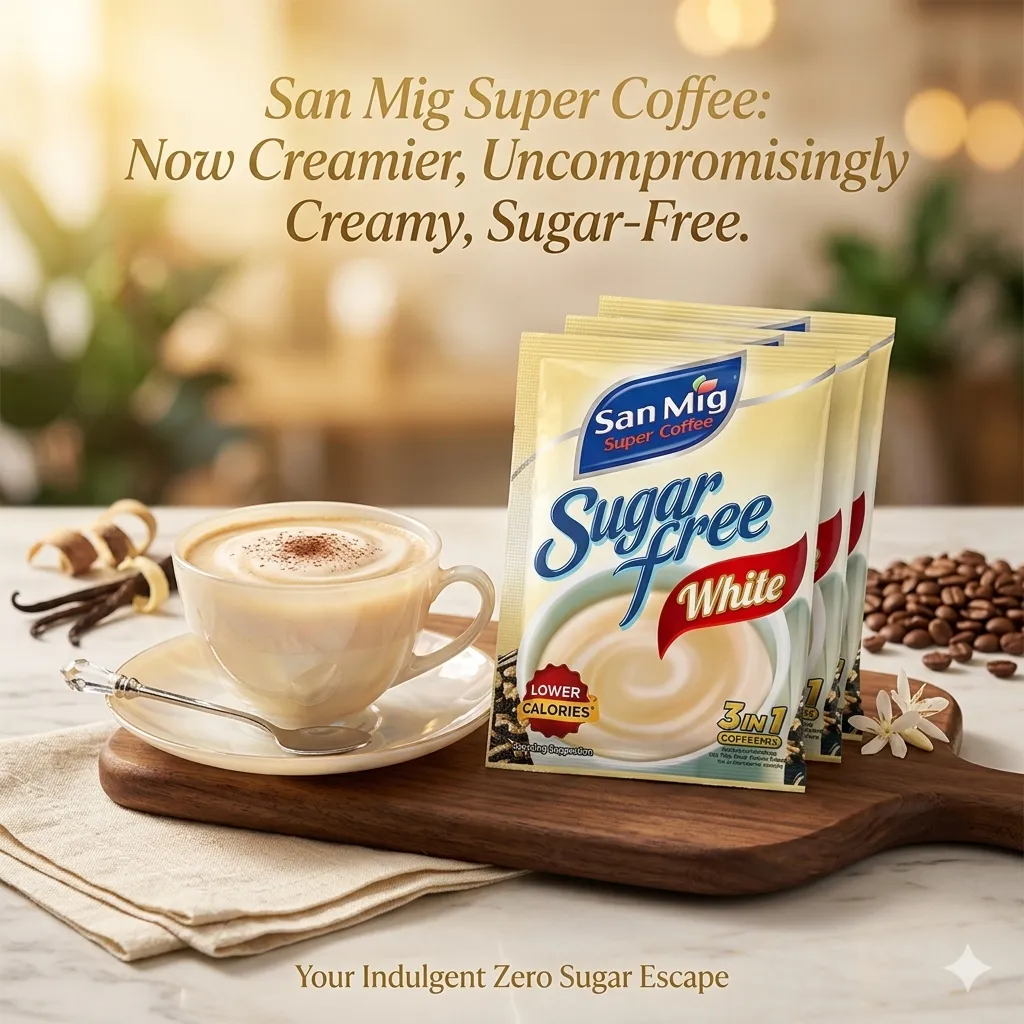 SAN MIG SUGAR FREE WHITE 10G