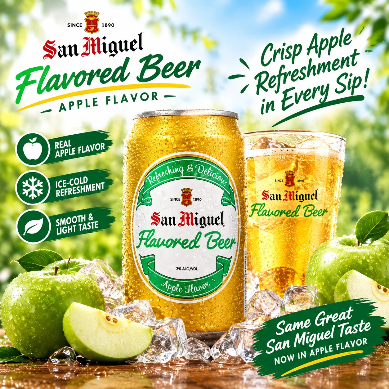 SAN MIG APPLE CAN 330ML