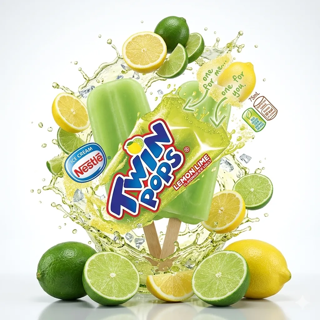 TWINPOPS LEMON LIME 75ML