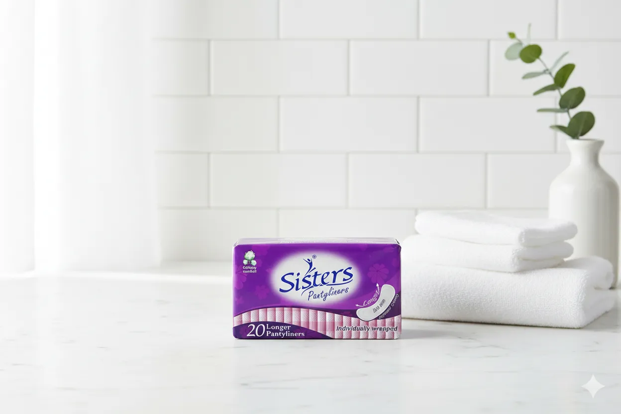 SISTERS LONG PANTYLINER INDIVIDUALLY WRAP 20'S×36 VIOLET