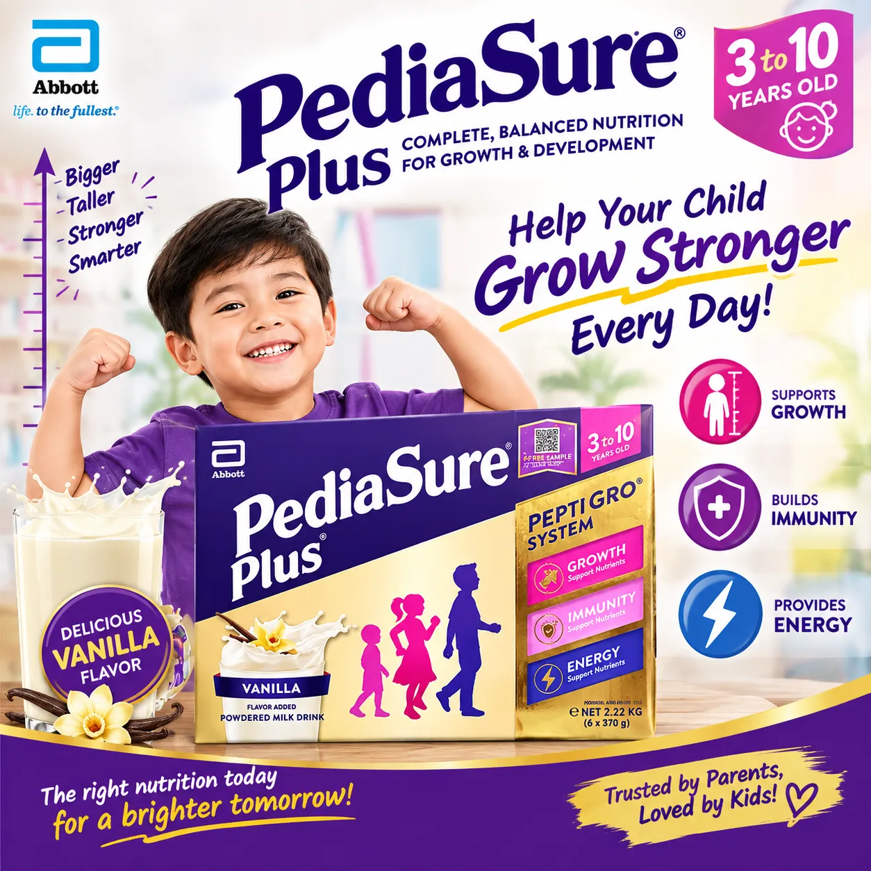PEDIASURE PLUS 3-10 YRS OLD 4X400G