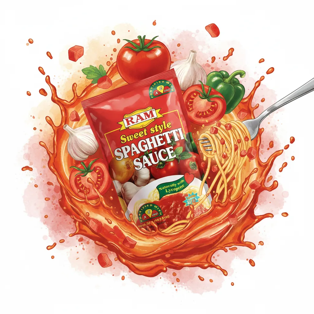 RAM SPAGHETTI SAUCE SWEET STYLE 500G