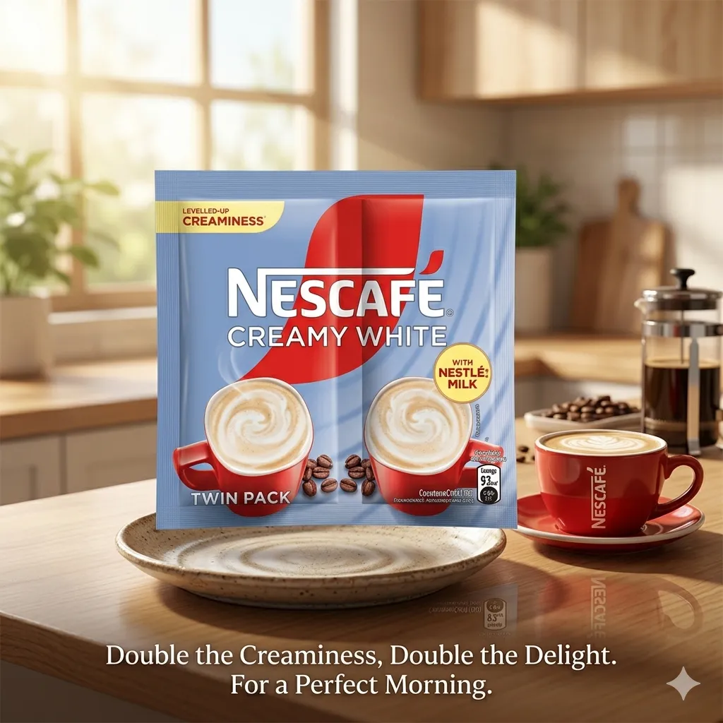 NESCAFE CREAMY WHITE TP 51G 10+1