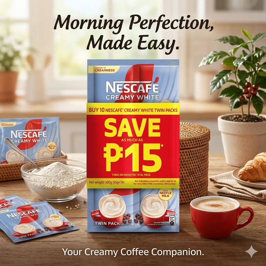 NESCAFE CREAMY WHITE TWIN PACK SAVE 15 (PRICE OFF)