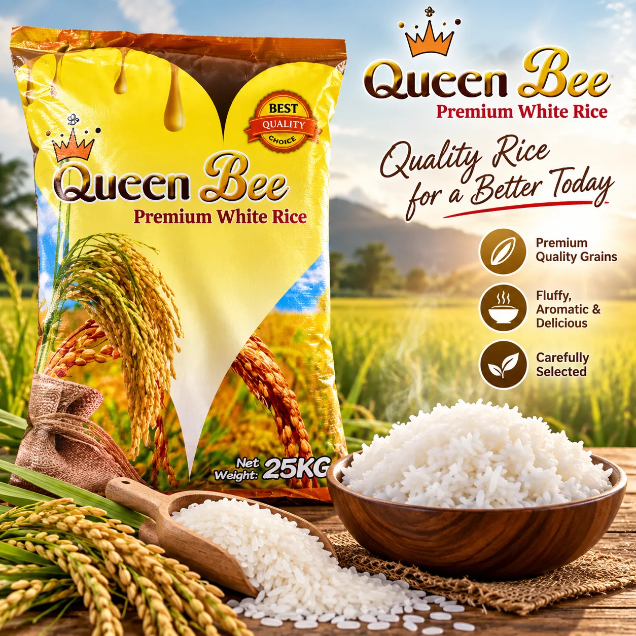 QUEEN BEE JASMINE 25KLS