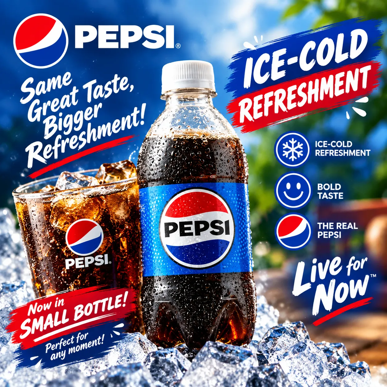 PEPSI MINI PLASTIC 190ML  12'S