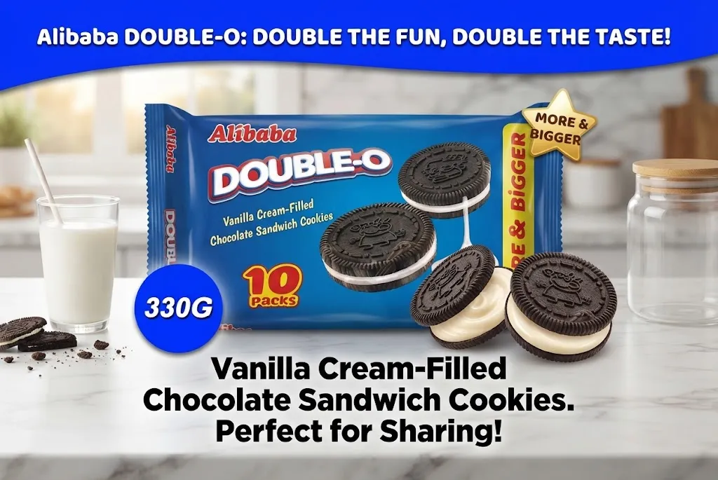 ALIBABA DOUBLE-O VANILLA COOKIES 10+1