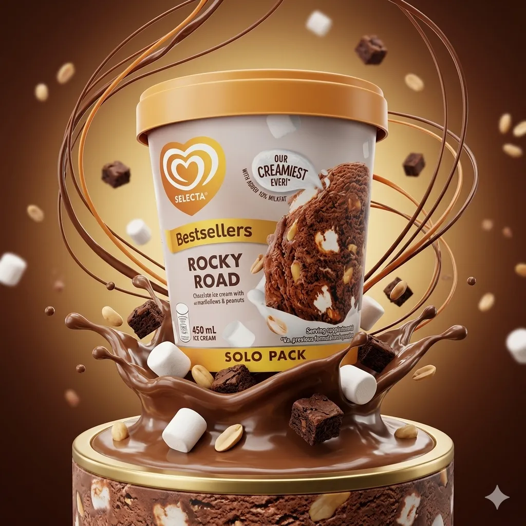 TEMP ROCKY ROAD AL 450ML