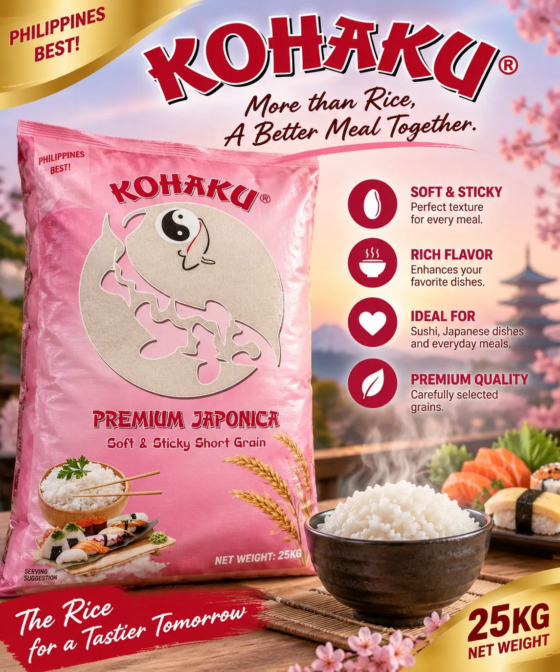 KOHAKU PINK JAPONICA 1KL