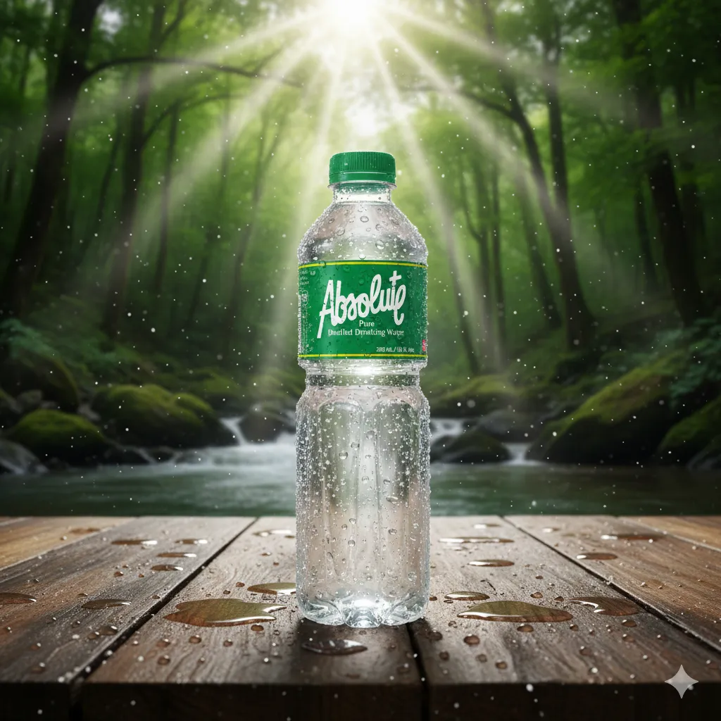 ABSOLUTE PURE DISTILLED WATER 350ML