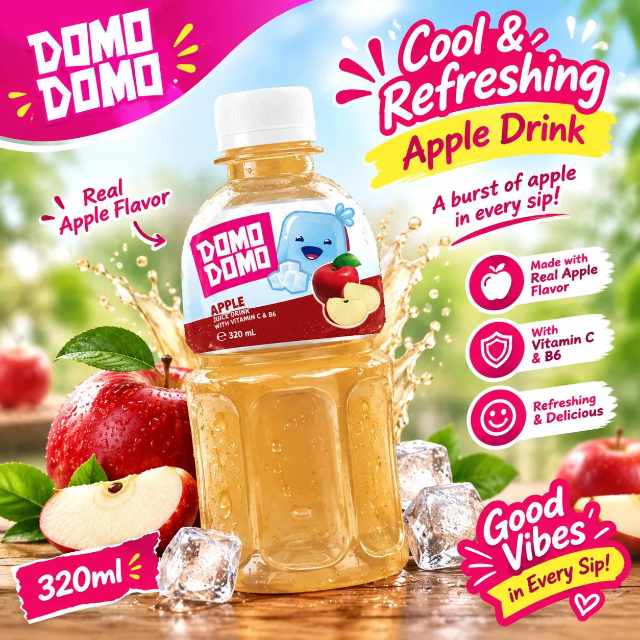 Domo-Domo Apple 320ml