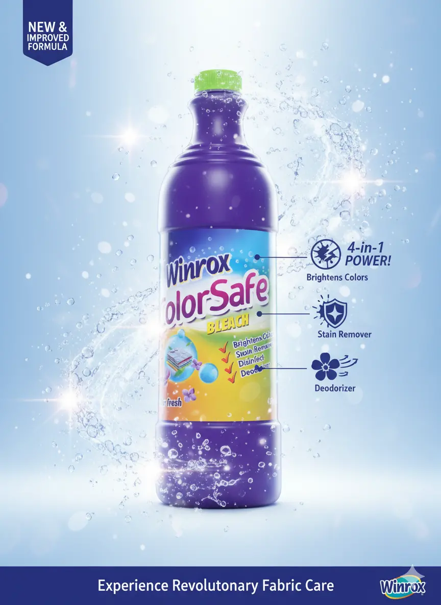 WINROX COLORSAFE BLEACH LAVANDER FRESH 450ML