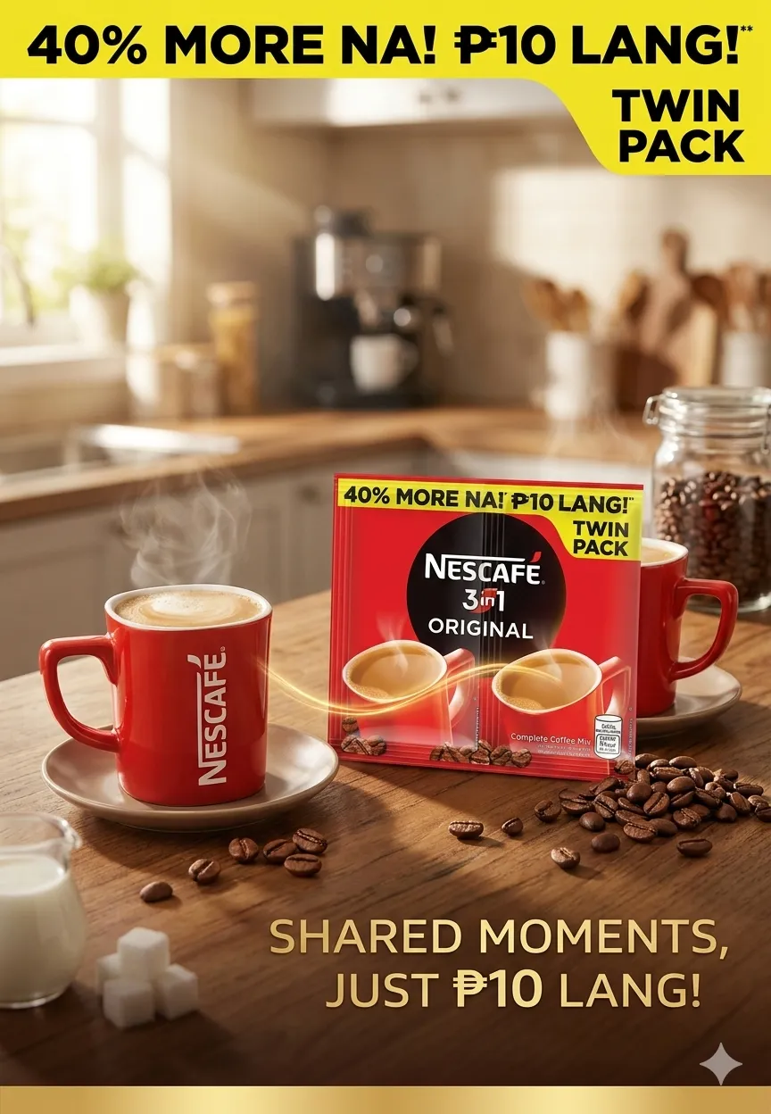 NESCAFE ORIGINAL TWIN PACK 52G PRM 10+1