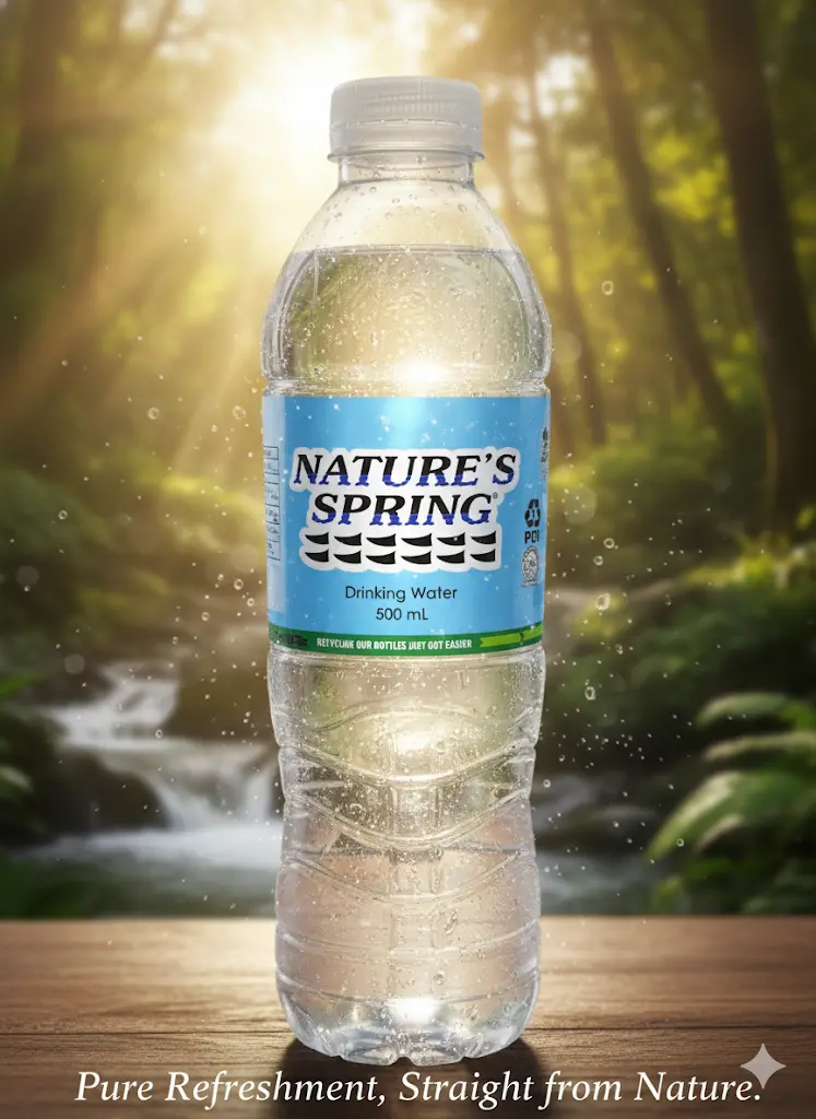 NATURE SPRING MINERAL WATER 500ML X 35
