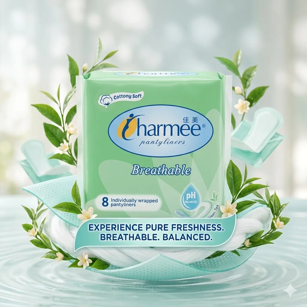 CHARMEE PANTYLINERS BREATHABLE 8'S