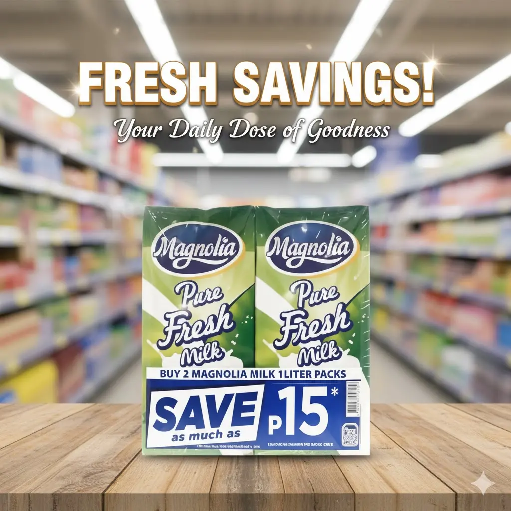 MAGNOLIA FRESH MILK 1LX2 SAVE15