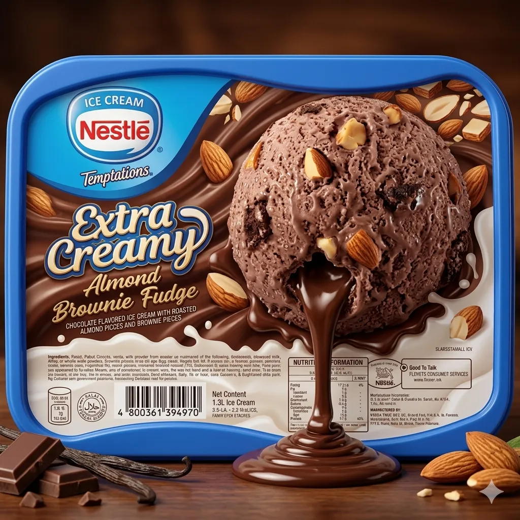 TEMP ALMOND BROWNIE AL 450ML