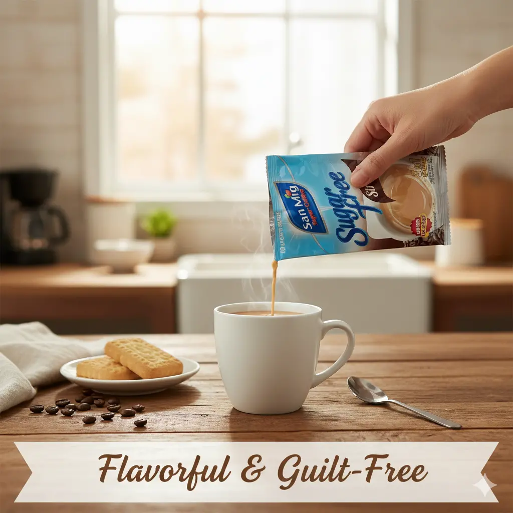 SAN MIG COFFEE SUGAR FREE STRONG 9g