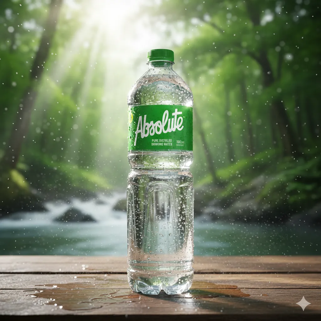 ABSOLUTE PURE DISTILLED WATER 1L