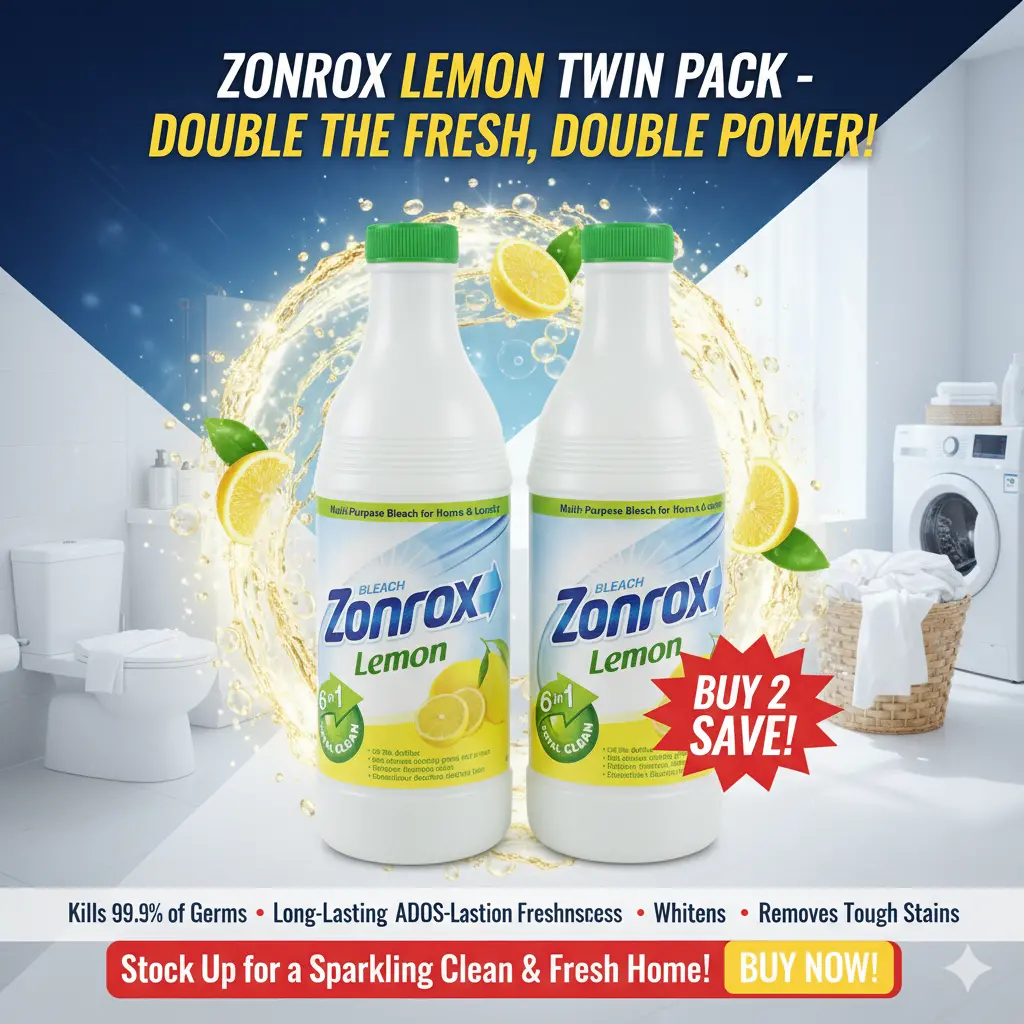 ZONROX LEMON 500ML BUY 2 SAVE 4