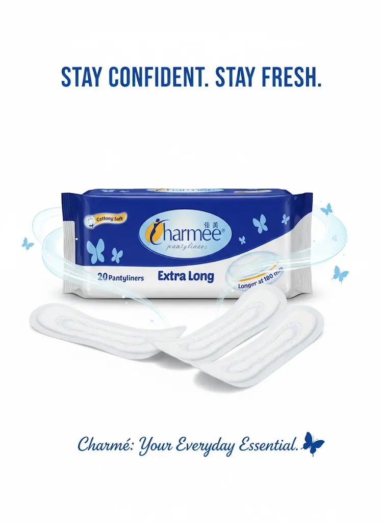 CHARMEE EXTRA LONG PANTYLINERS 20'S